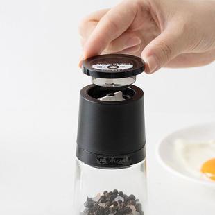 日本asvel胡椒研磨器手动黑芝麻研磨瓶现磨花椒孜然海盐罐磨碎器