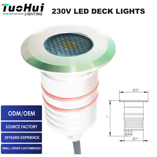 Ground Light 230V LED埋地灯不锈钢庭院灯广场花园装饰灯墙脚灯