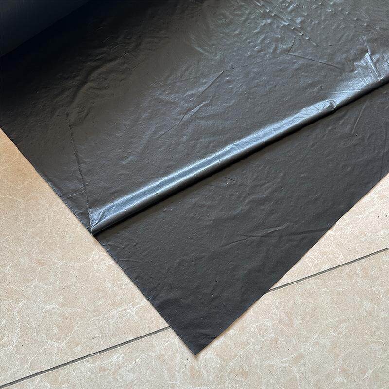 厂家黑色塑料薄膜马路胶纸加厚布道路施工防潮不透光PE塑料布
