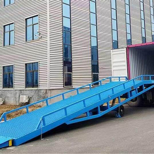 移动登车桥集装箱货柜装卸货斜坡装货平台8吨10吨12吨移动登车桥