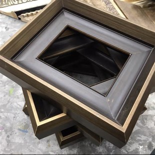 巴西进口黄杨木天隆出口古典欧式复古油画框实木定制相框镜框