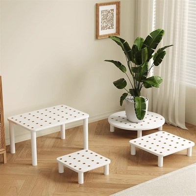 电脑增高支架桌面显示屏抬高架落地电脑主机箱放置架可移动实木板