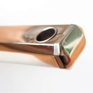 伸缩门交叉管拉闸门配件不锈钢铝合金管材电动门管