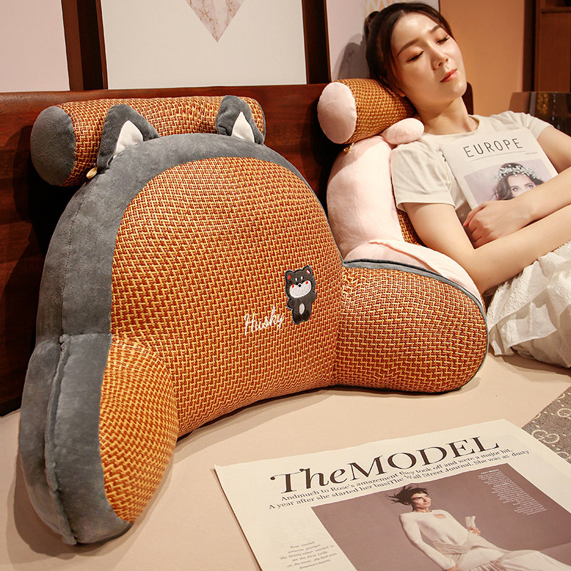 凉席床头靠垫软包沙发大靠背宿舍床上靠枕枕头床靠护腰抱枕腰枕夏,居家布艺,床头靠垫,淘宝优惠券,粉丝福利购,淘宝优惠卷