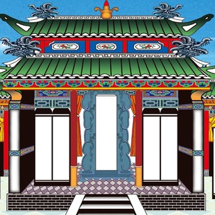 老祖宗家谱挂画族谱宗谱图挂轴祖子老式家堂轴子布料供奉祖先牌位