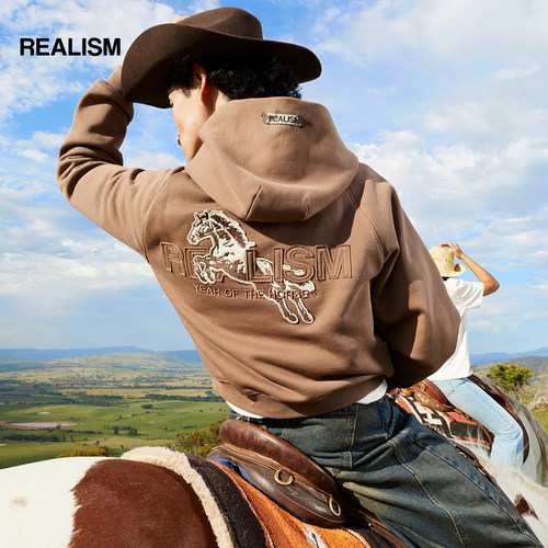 REALISM马年限定拉链连帽卫衣