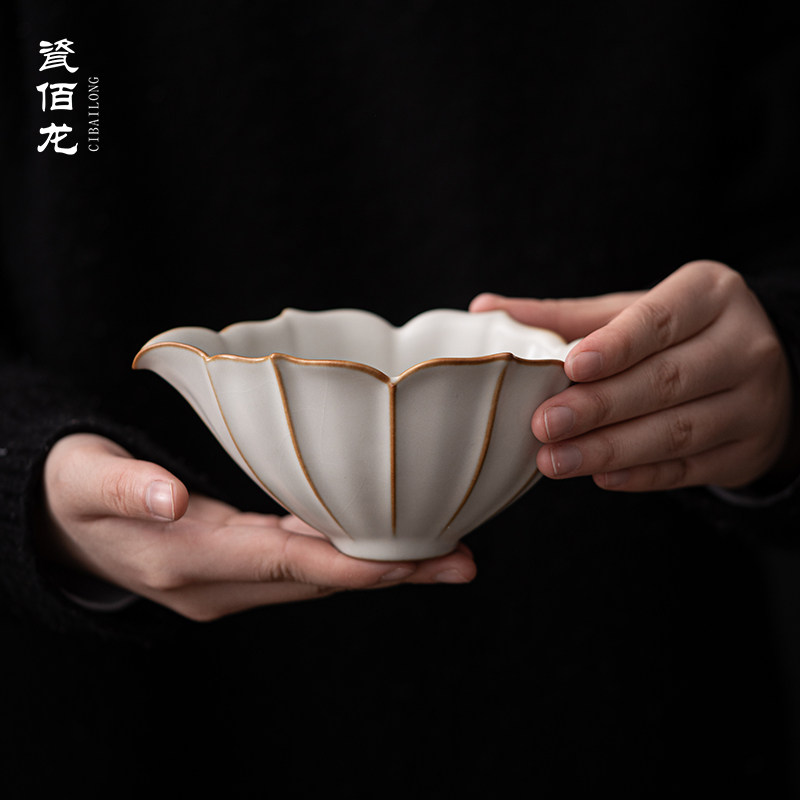 柏韵邱卫国汝窑公道杯加厚茶海分茶器公杯倒茶器功夫茶具家用耐热