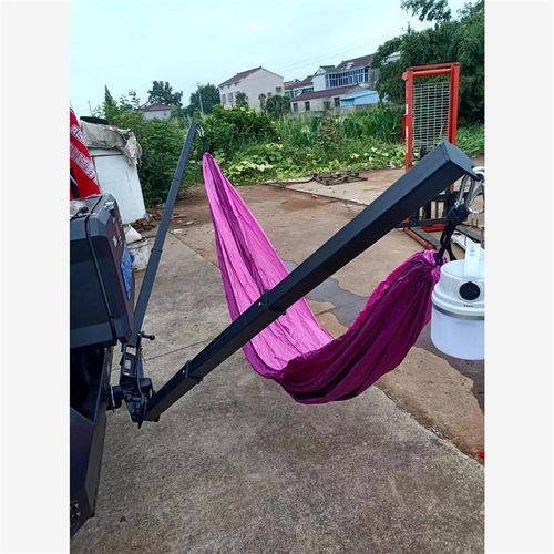 汽车车载吊床支架车尾方口拖车杠吊床越野车加强拖车钩吊床支架