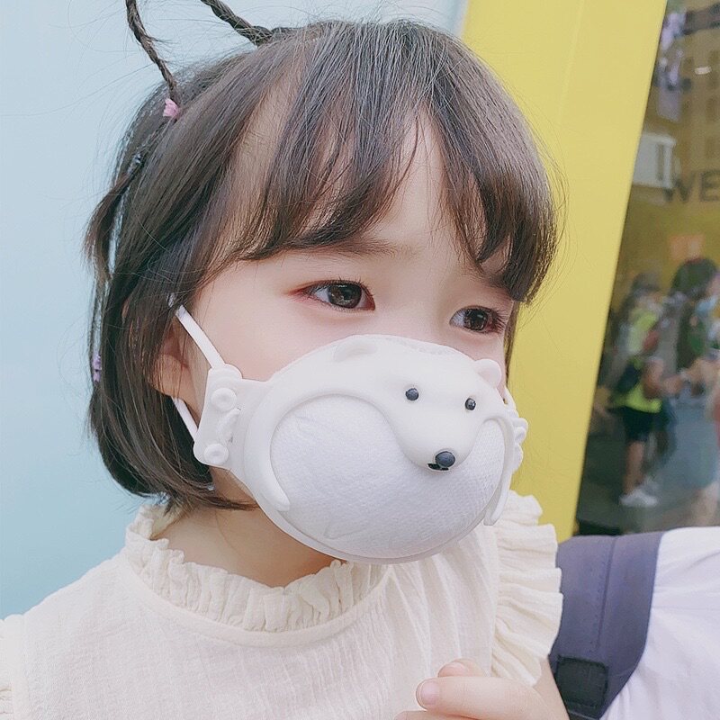 韩国wonder mask儿童宝宝硅胶替换芯3d防护可爱卡通立体口罩