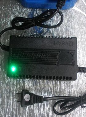 电动喷雾器施肥机12V8安12安电瓶充电器原厂配件厂家直供保修一年