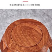 红木鼓凳客厅茶几凳子古筝凳家用圆鼓凳花梨木刺猬紫檀实木中式 凳