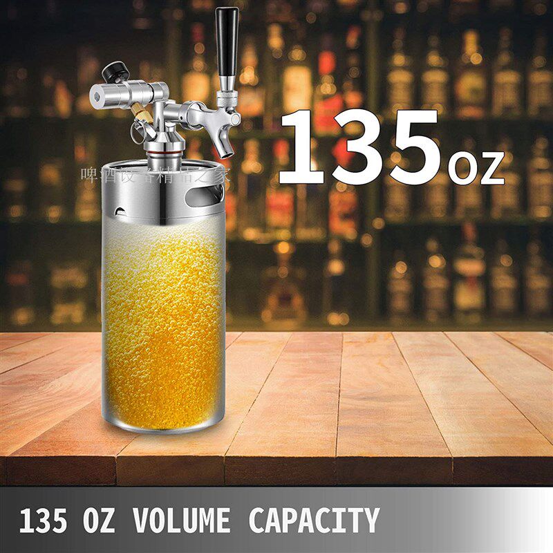 2L/3.6L/5L不锈钢迷你小桶打酒器精酿啤酒二发容器桌面打酒系统
