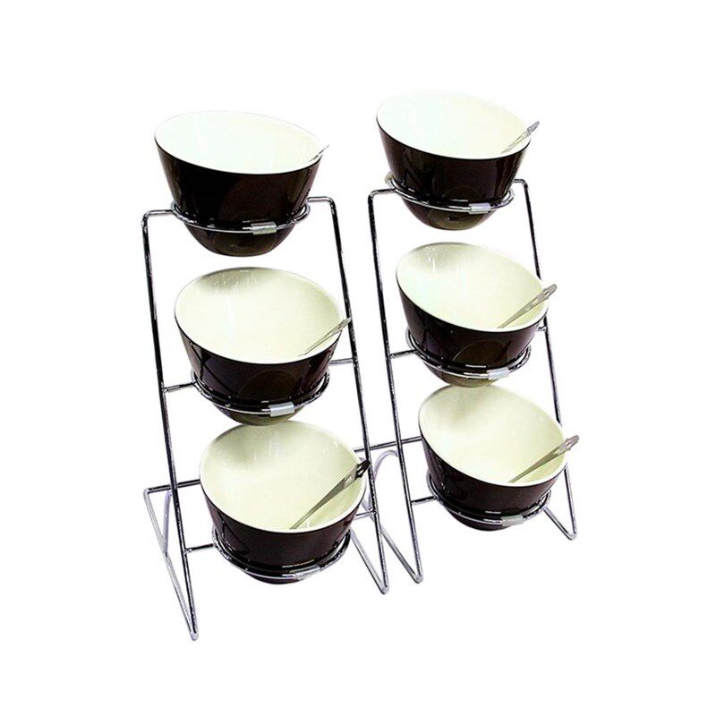 86M0自助餐厅餐具酒店早餐器皿火锅调料容器小菜凉菜咸菜展示盘架