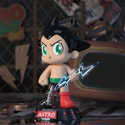 GOHO 铁臂阿童木潮流大娃手办正义小英雄潮玩大娃摆件玩具礼物