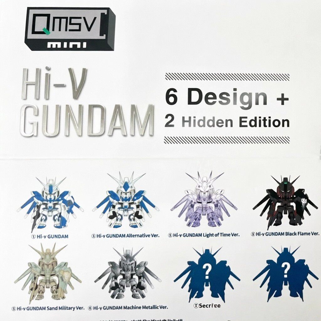 QMSVMINIHI-vGUNDAM海牛高达盲盒图片