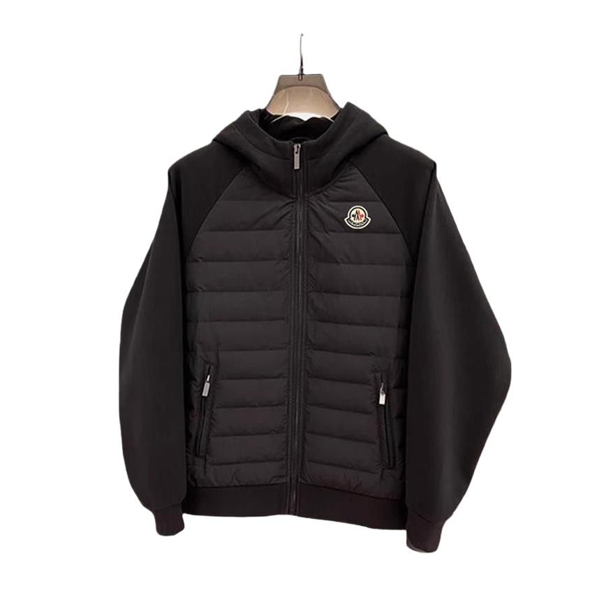 【全球轻奢】蒙口钢琴轻薄棉服男士加绒加厚外套连帽棉袄开衫夹克