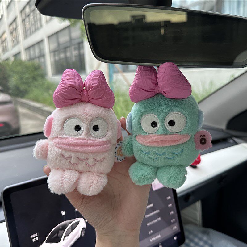 丑鱼汉顿汽车车挂车载挂件可爱车内饰汽车后视镜装饰车载汽车大全