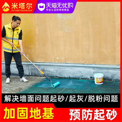 墙固地固界面剂外墙内墙地面水泥面防潮防霉加固剂防灰防砂渗透剂