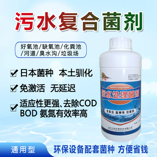 活性污泥菌种化粪池屠厂宰养殖场生活废水恶臭除臭净化好氧池挂膜