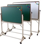 教学校双面磁性移动白板支架式 稳定 带支架写字板磁性黑板绿板翻装