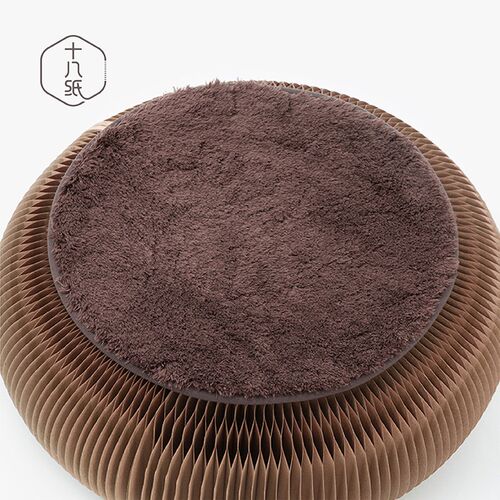 十八纸丝毛绒座垫创意家具定制矮凳软椅垫防滑多色可选垫子
