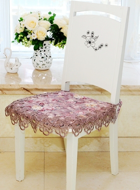 5折A7红色A9灰华高档 宫廷刺绣金丝绣花欧式椅子垫坐垫椅垫多色