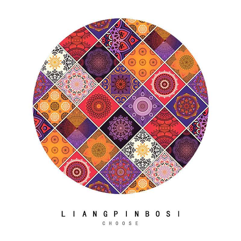 复古圆形地毯卧室客厅茶几民族风曼陀罗吊篮垫转椅地垫宠物垫耐脏,居家布艺,家用脚垫,淘宝优惠券,粉丝福利购,淘宝优惠卷