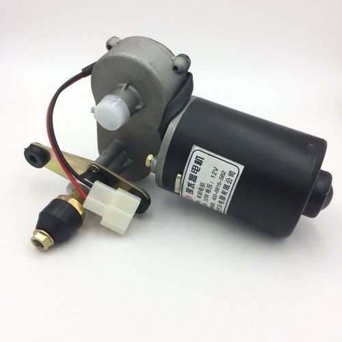 电动三轮篷车配件雨刷雨刮电机永磁刮水器12V30W单刮二线刮水器