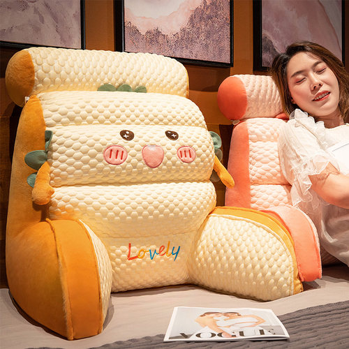 床头软包大靠背沙发靠垫枕头睡觉抱枕床上看书床靠护腰垫靠枕夏季