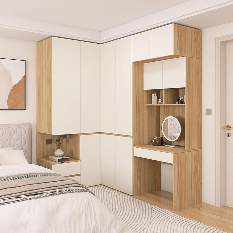 l型实木转角衣柜书桌一体家用卧室小户型省空间床头拐角衣柜组合,住宅家具,独立衣柜,淘宝优惠券,粉丝福利购,淘宝优惠卷