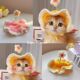 宠物猫咪帽子春田花花可爱猫咪头套狗狗头饰手工编织装 饰品英短猫