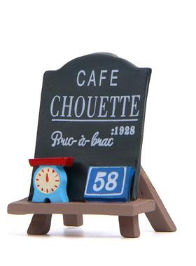 小清新韩版创意时钟法文广告牌苔藓多肉花插道具 拍摄道具