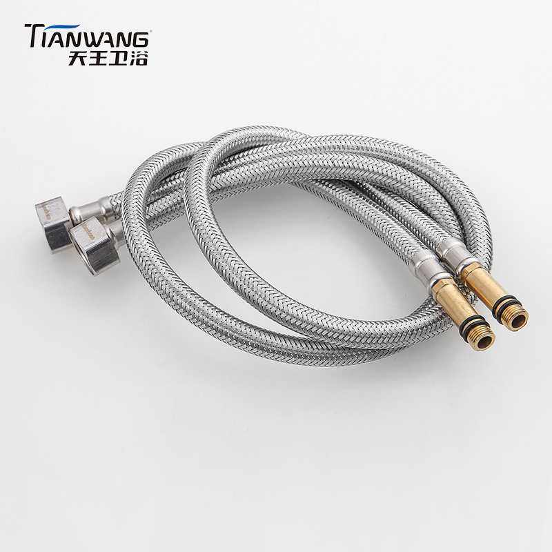 天王卫浴不锈钢加密60cm单头软管 尖头管单孔菜盆龙头配件,家装主材,进水软管,淘宝优惠券,粉丝福利购,淘宝优惠卷