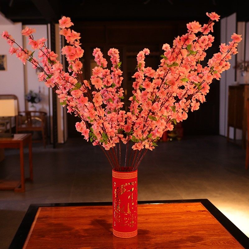 节日开业装饰 桃花树枝店铺装饰摆件酒店商场节日装扮用品布置