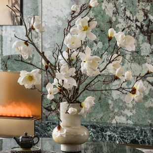 别墅酒店售楼部接待台高端装饰花瓶餐厅高档插花器餐桌茶几摆件