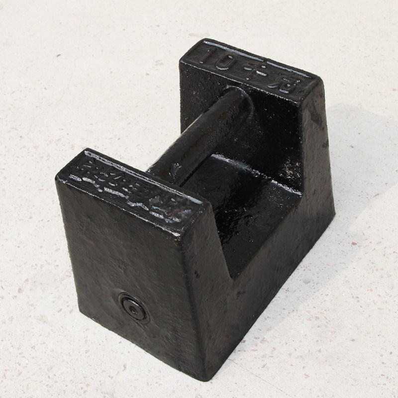 法码铸铁标准电梯锁形型砝码1kg2kg5kg10kg20kg25kg50kg100kg