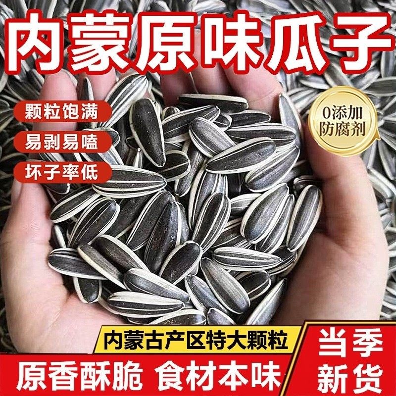 瓜子原味2025新货内蒙古现炒生瓜子大颗粒熟特大葵花籽大粒精选,零食/坚果/特产,瓜子,淘宝优惠券,粉丝福利购,淘宝优惠卷