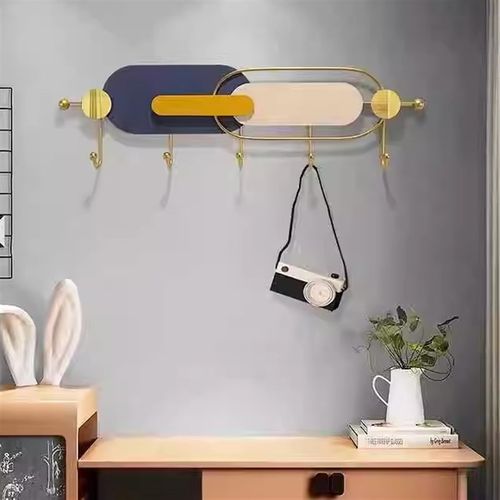 入户玄关衣帽挂钩墙壁免打孔金属挂钩门后无痕贴挂钩客厅卧室挂钩