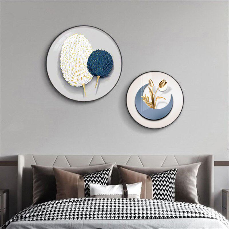 卧室床头装饰画现代高级感主卧房间挂画客厅沙发背景墙面壁画挂件