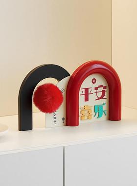 wozoom屋准平安喜乐家居饰品乔迁之喜客厅电视柜高级感装饰摆件