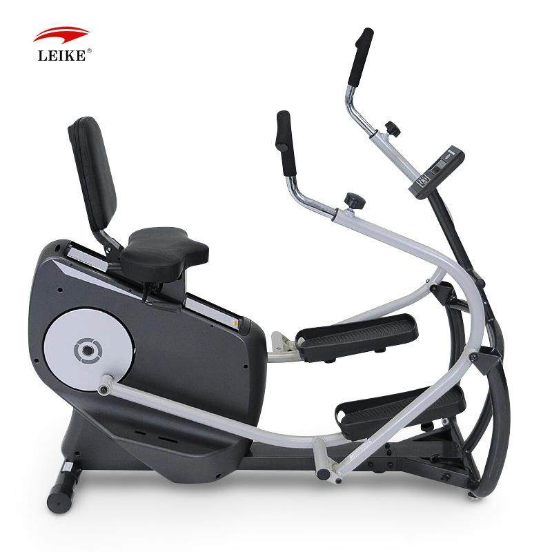 雷克卧式健身车上下肢电磁控脚踏车老人四肢联动康复运动训练器材