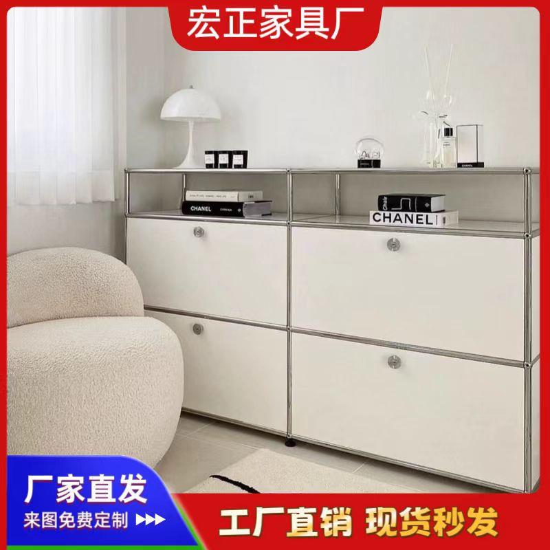 中古usm模块组合餐边柜不锈钢电视柜现代简约ins收纳柜家用置物柜