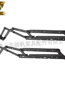 朗帆LFF004功能家具五金折叠铰 儿童椅二折铁架沙发椅脚踏配件