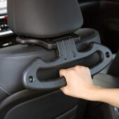 汽车头枕后排座椅安全扶手多功能衣架车用挂钩可折叠拉手椅背