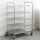 不锈钢餐车加厚四层小推车收餐车收碗车五层餐厅送餐车上菜车商用