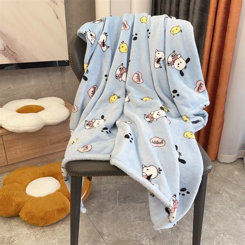 糯叽叽puppy小狗柔软四季空调盖毯客厅沙发午睡软绵休闲保暖毛毯,床上用品,休闲毯/毛毯/绒毯,淘宝优惠券,粉丝福利购,淘宝优惠卷