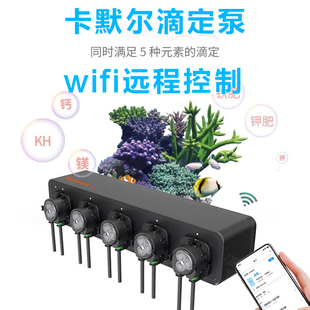 卡默尔五头滴定泵XE-5自动添加微元素海水珊瑚缸淡水草缸补充液肥
