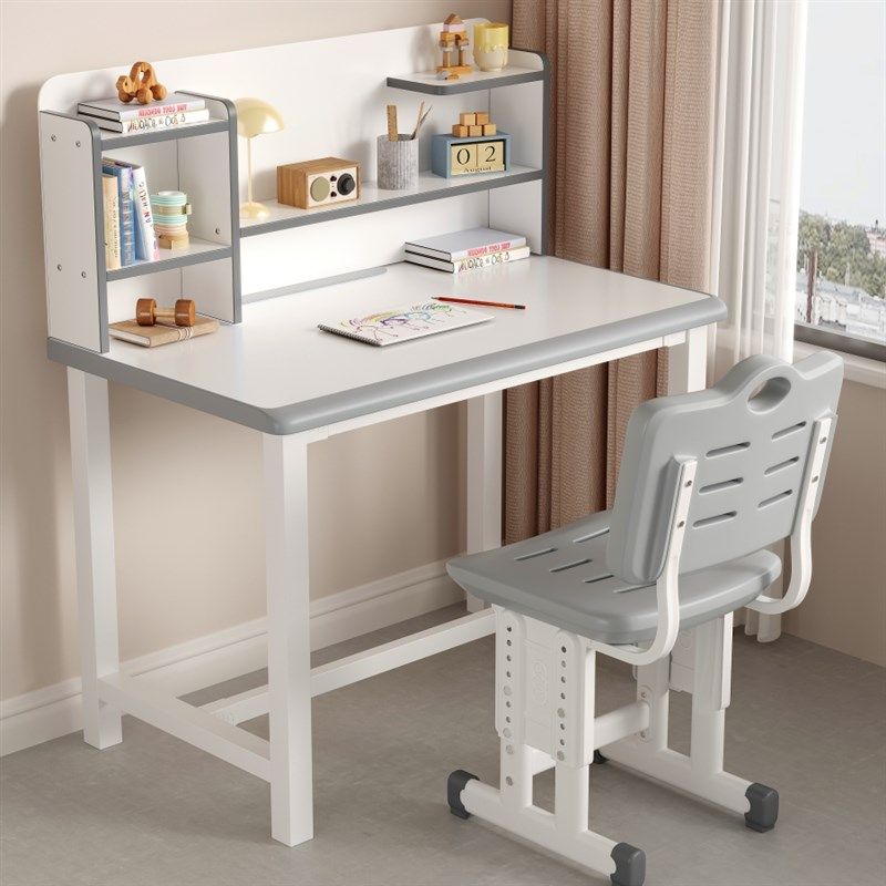 儿童学习桌带书架小学生家用作业书桌写字台学校桌椅男女孩课桌椅,商业/办公家具,课桌椅/学生桌椅,淘宝优惠券,粉丝福利购,淘宝优惠卷