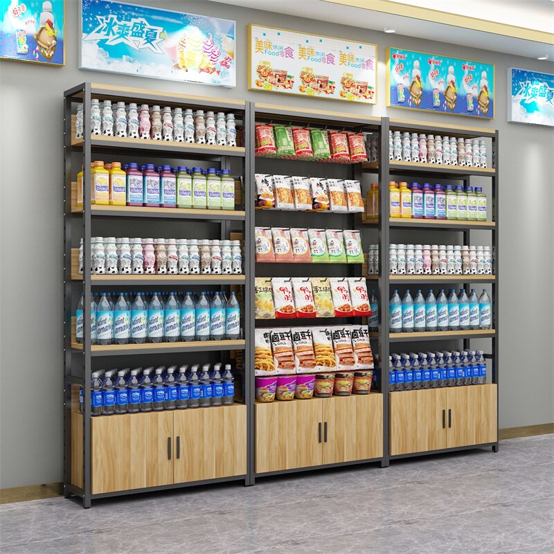 超市货架展示架小卖部便利店零食酒水饮料单面多层文具挂钩展示柜,商业/办公家具,超市货架,淘宝优惠券,粉丝福利购,淘宝优惠卷