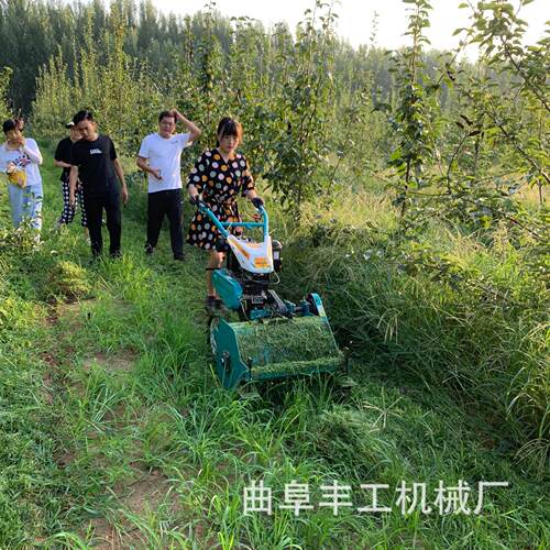 果园园林小型打草机家用款自走式柴油碎草机山地开荒野草灭草机